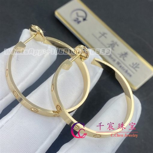 Cartier Love Earrings 18k Yellow Gold B8028200 (3)