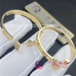 Cartier Love Earrings 18k Yellow Gold B8028200 (4)