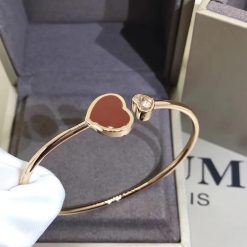 Chopard Happy Hearts Bangle Diamond & Red Stone @857482-5700