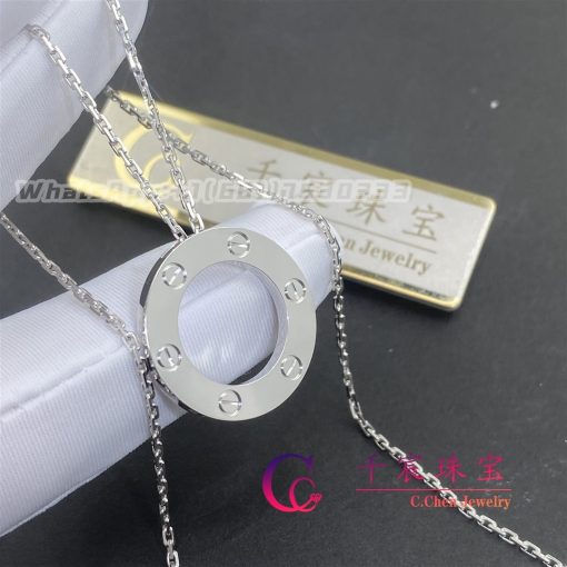 Cartier Love Necklace White Gold B7014300 (1)