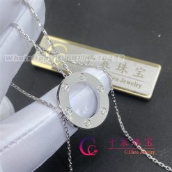 Cartier Love Necklace White Gold B7014300 (2)