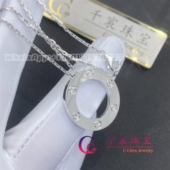 Cartier Love Necklace White Gold B7014300 (3)