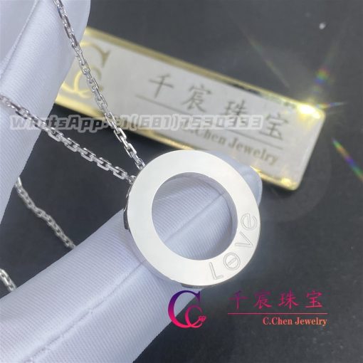 Cartier Love Necklace White Gold B7014300 (5)