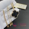 Van Cleef Arpels Magic Alhambra Long Necklace Yellow Gold And Onyx Vcaro49m00 (3)