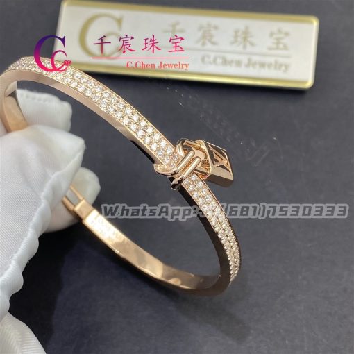 Louis Vuitton Lockit Pink Gold Bracelet