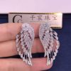 Garrard Wings Embrace Diamond Drop Earrings In 18ct White Gold 2015750 (1)