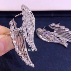 Garrard Wings Embrace Diamond Drop Earrings In 18ct White Gold 2015750 (4)