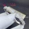 Garrard Fanfare Diamond And Mother Of Pearl Bangle In 18ct White Gold 2015949all (1)