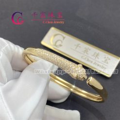 Cartier Panthère De Cartier Bracelet Yellow Gold Diamonds N6717817