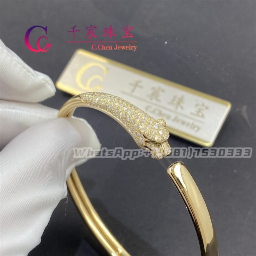 Cartier Panthère De Cartier Bracelet Yellow Gold Diamonds N6717817