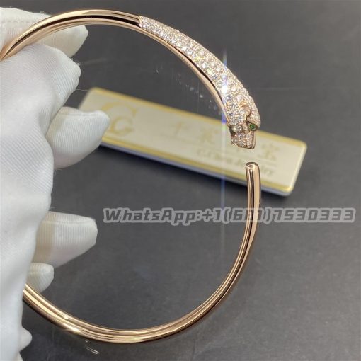 Cartier Panthère De Cartier Bracelet Rose Gold Diamonds N6717917