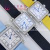 Charles Oudin Pansy Retro With Pearls Watch Medium 24mm Yellow Straps