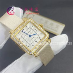 Charles Oudin Pansy Retro 24mm Yellow Watch Arabic Style