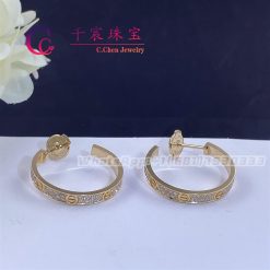 Cartier Love Earrings Yellow Gold