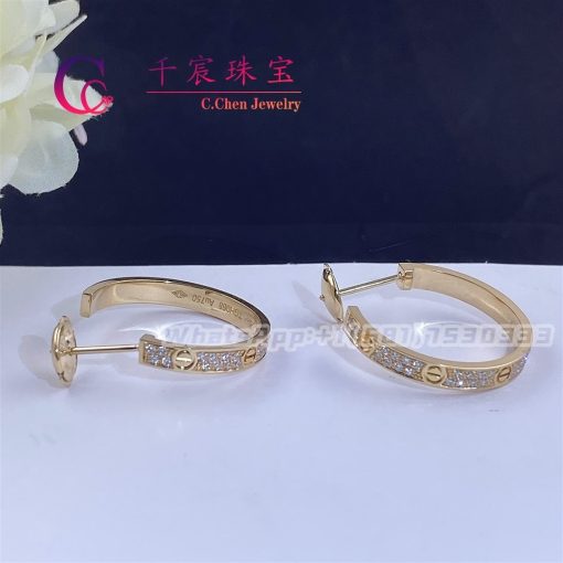 Cartier Love Earrings Yellow Gold