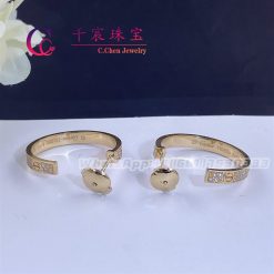 Cartier Love Earrings Yellow Gold