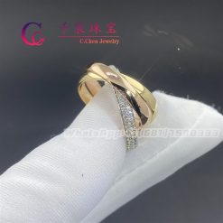 Cartier Trinity Ring Small Model Diamonds B4086000