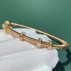 Cartier Ecrou De Cartier Diamond Rose Gold Bracelet N6714516