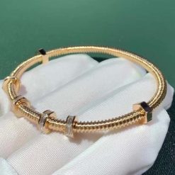 Cartier Ecrou De Cartier Diamond Rose Gold Bracelet N6714516