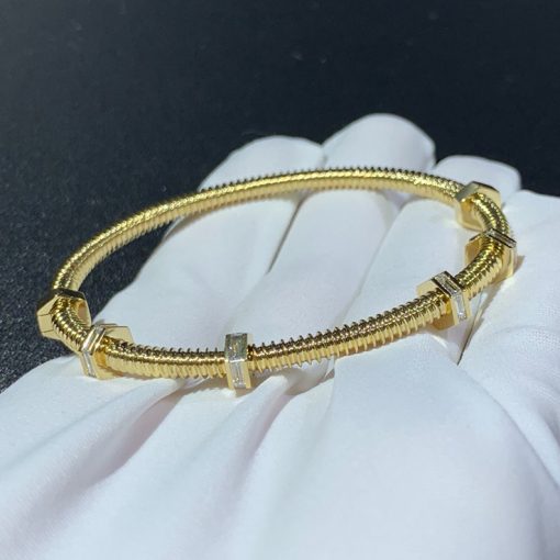 Cartier Ecrou De Cartier Bracelet Diamond Yellow Gold N6714516