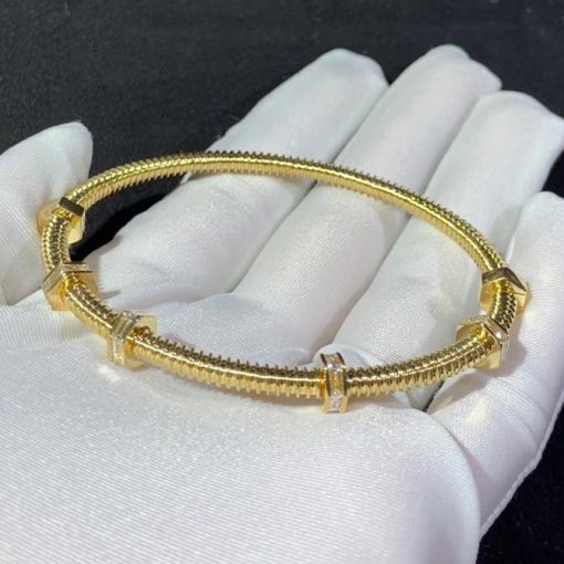 Cartier Ecrou De Cartier Bracelet Diamond Yellow Gold N6714516