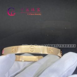 Cartier Love Bracelet Rose Gold 1 Pink Sapphire B6030017