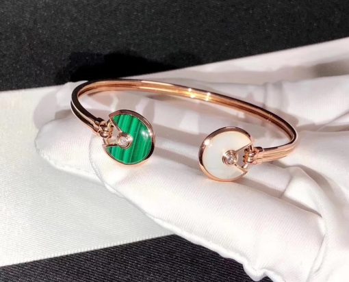 Cartier Amulette de Cartier Bracelet Malachite and mother-of-pearl