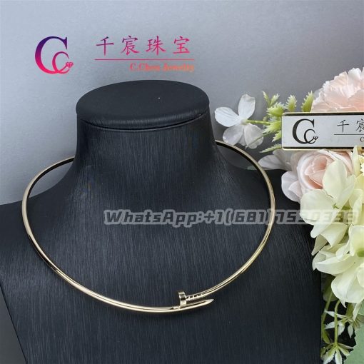 Cartier Juste Un Clou Collar Necklace Small Model Yellow Gold B7224799