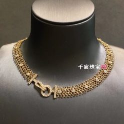 Cartier Agrafe Résille Necklace N7424294