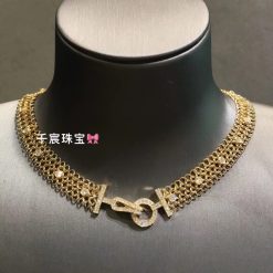 Cartier Agrafe Résille Necklace N7424294