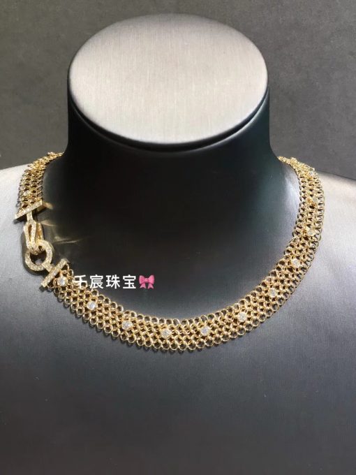 Cartier Agrafe Résille Necklace N7424294