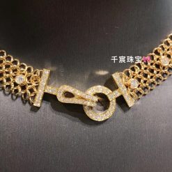 Cartier Agrafe Résille Necklace N7424294