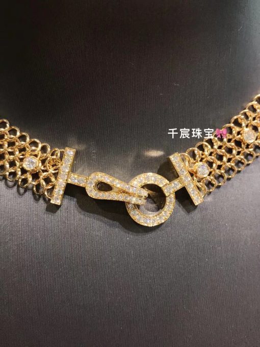 Cartier Agrafe Résille Necklace N7424294