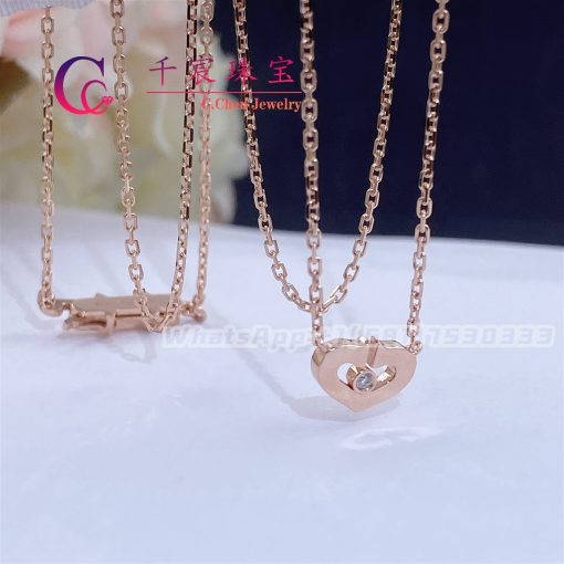 Cartier Heart Necklace Diamonds B3040400