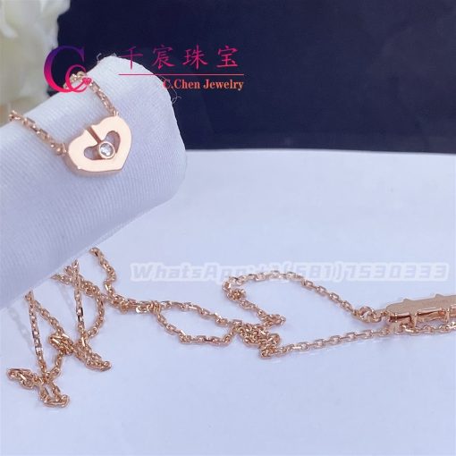 Cartier Heart Necklace Diamonds B3040400