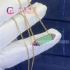 Cartier Les Berlingots De Cartier Necklace Medium Model Chrysoprase And Amethyst B7224796