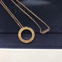 Cartier Love Necklace Rose Gold B7014400