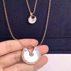 Cartier Amulette De Cartier Necklace Medium Model White mother of pearl N3299008