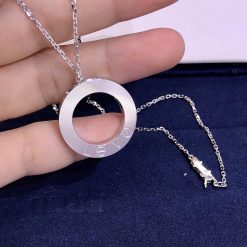 Cartier Love Necklace 6 Diamonds White Gold B7014600