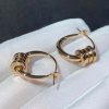 Bulgari B.Zero1 Rose Gold Hoop Earrings 128719