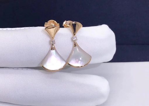 Bulgari Divas’ Dream Earrings with Mother of Pearl 350740