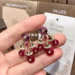 Bulgari Divas’ Dream Earrings with Amethysts and Rubellites 348357 OR856484