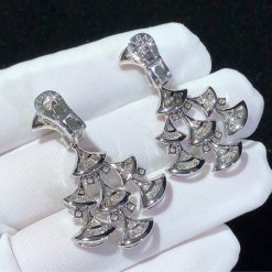 Bulgari Divas’ Dream Earrings White Gold Pavé Diamonds 348365 OR856469