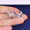 Bulgari B.zero1 White Gold Diamond Earrings