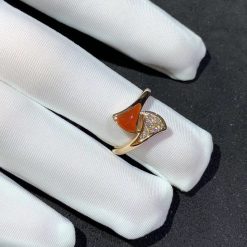 Bulgari Divas’ Dream Ring Diamonds And Carnelian AN858645