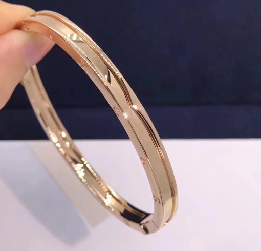 Bulgari B.zero1 bangle bracelet rose gold 351375