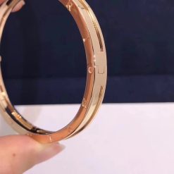 Bulgari B.zero1 bangle bracelet rose gold 351375