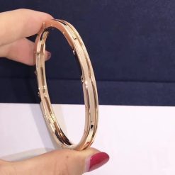 Bulgari B.zero1 bangle bracelet rose gold 351375