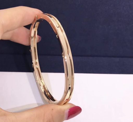 Bulgari B.zero1 bangle bracelet rose gold 351375