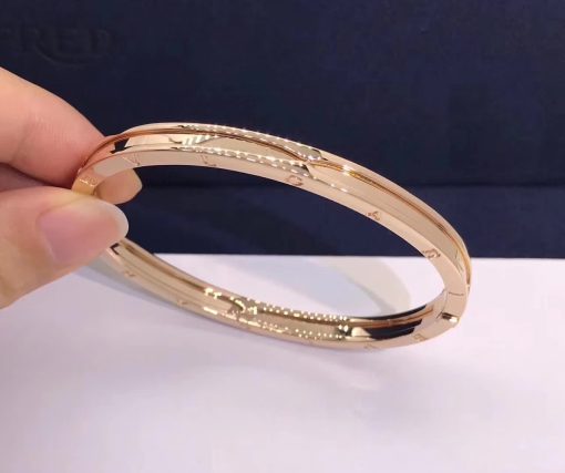 Bulgari B.zero1 bangle bracelet rose gold 351375